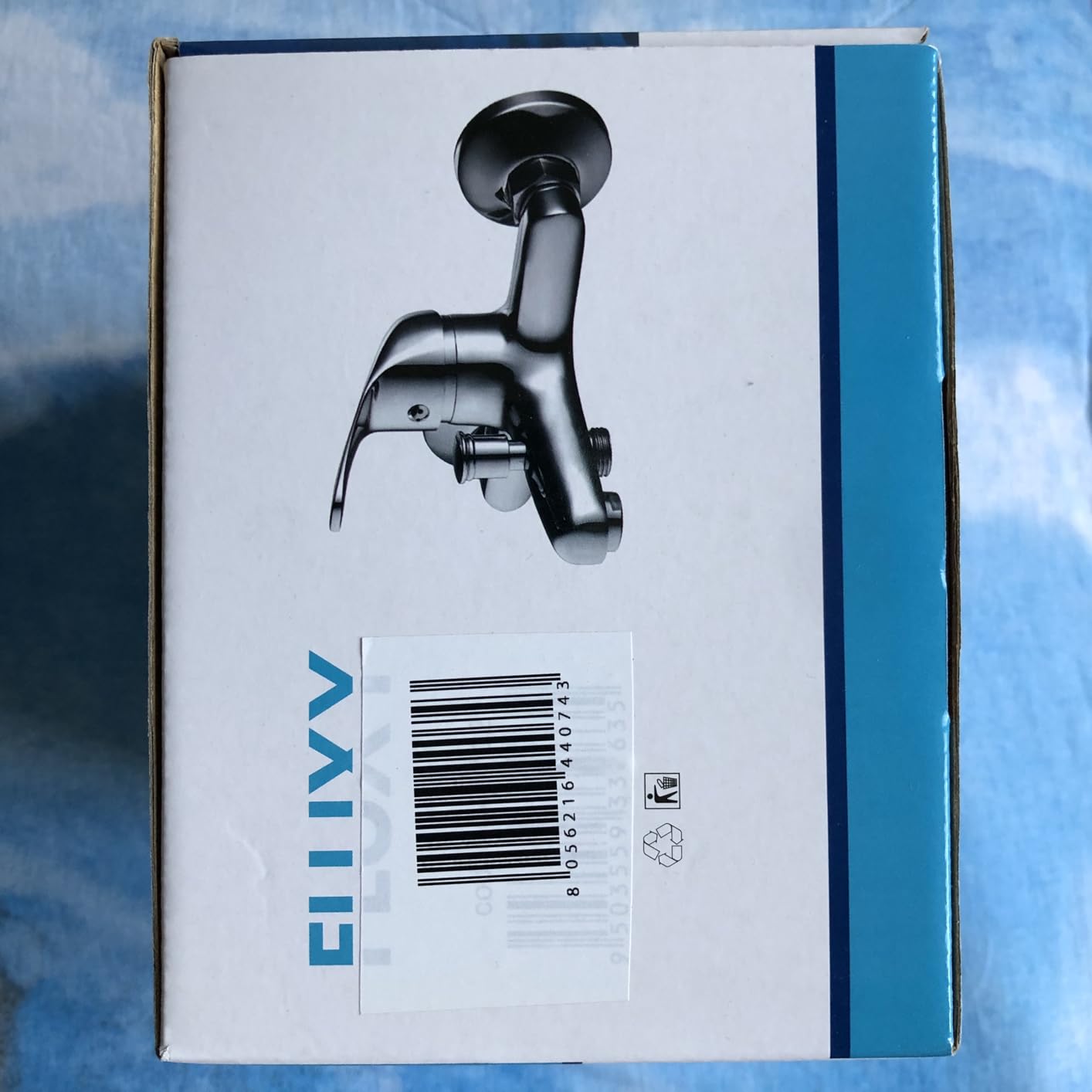 Fluxy monocomando vasca cromo con doccetta duplex