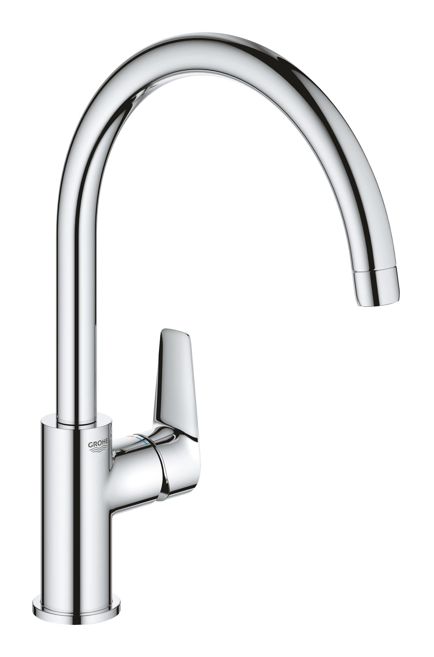 GROHE BauEdge Miscelatore Cucina Bocca Alta Cromo