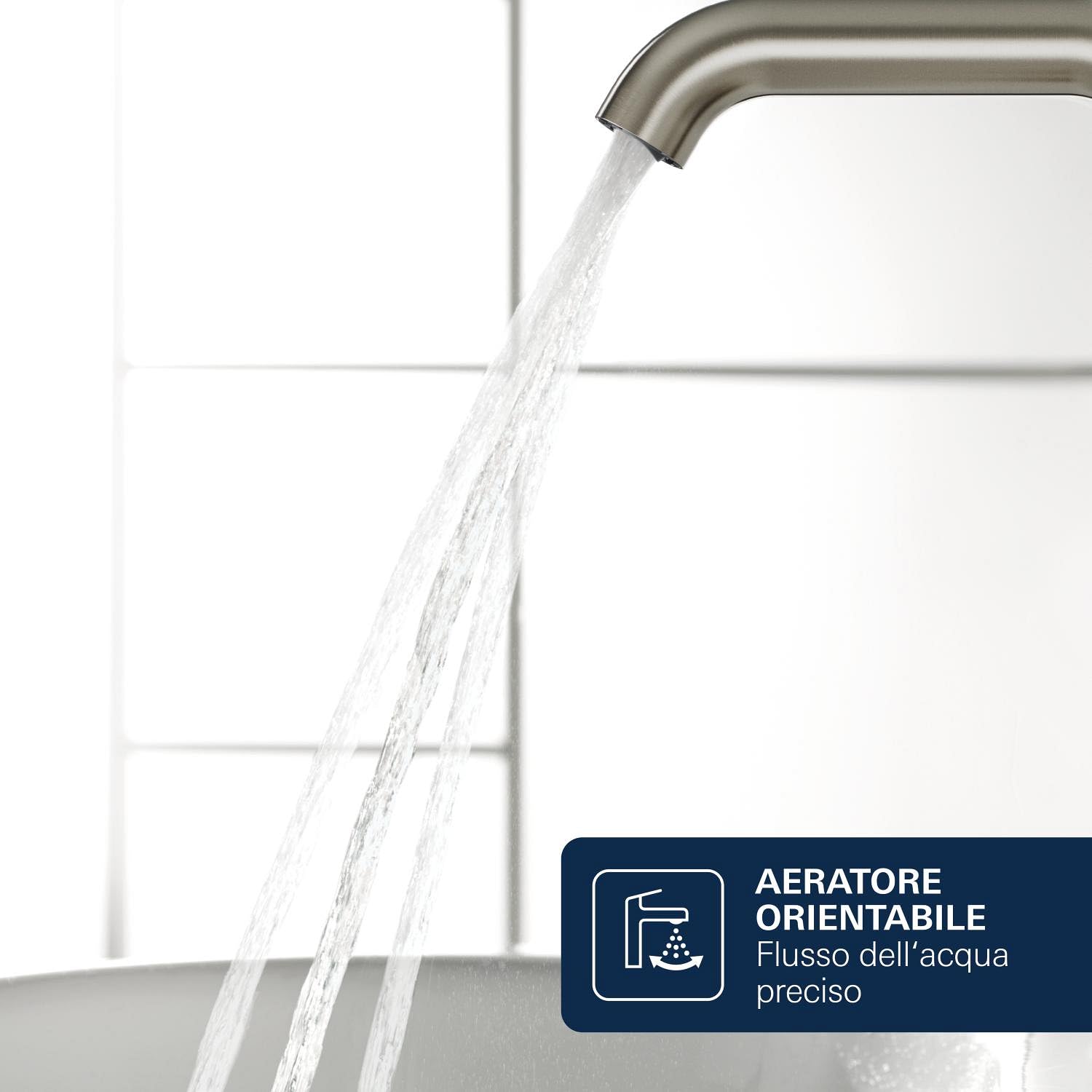 Grohe Essence New 32901DC1 rubinetto lavabo XL grigio