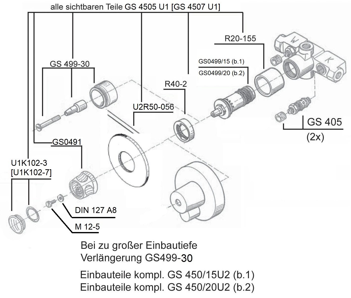 Schmiedl GS0450/20U2 Corpo Incasso Termostatico 3/4