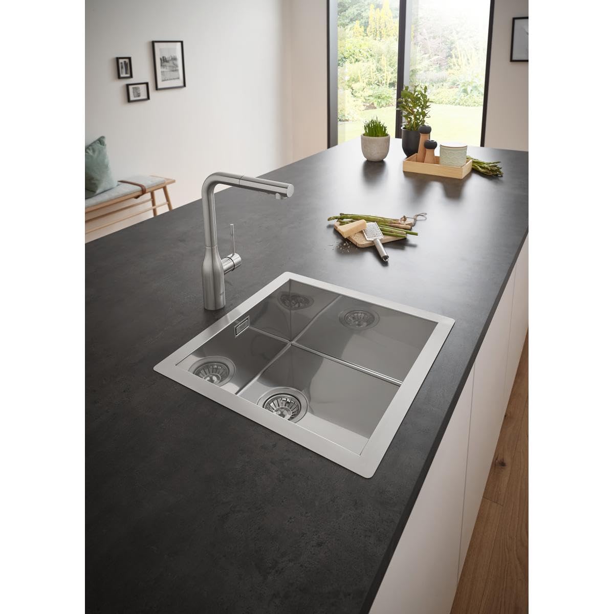 GROHE K700 31726SD0 lavello cucina 1 vasca acciaio inox