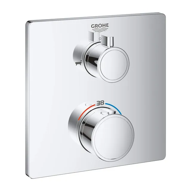 Grohe Grohtherm 24080000 miscelatore termostatico 2 uscite cromo