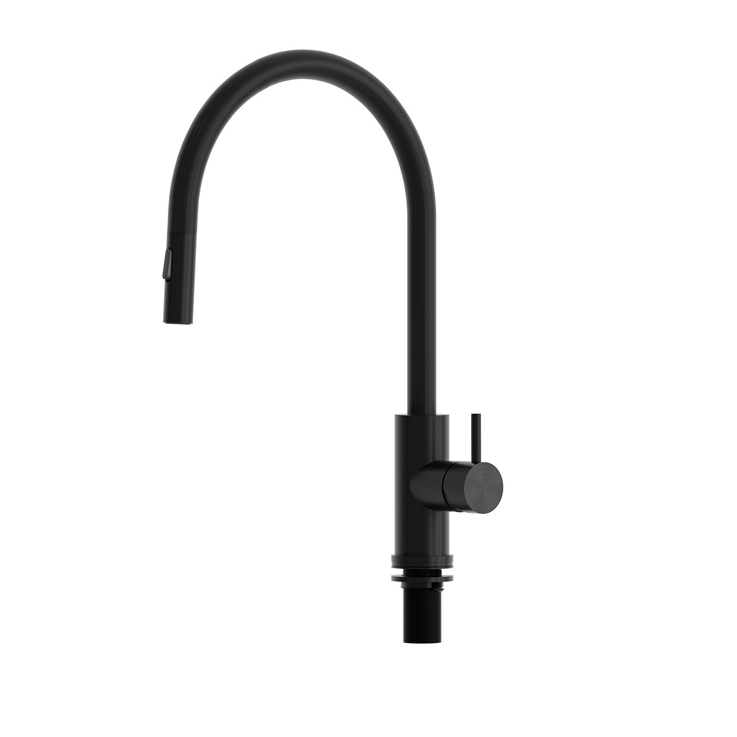 Sined Levante Nero rubinetto cucina estraibile nero