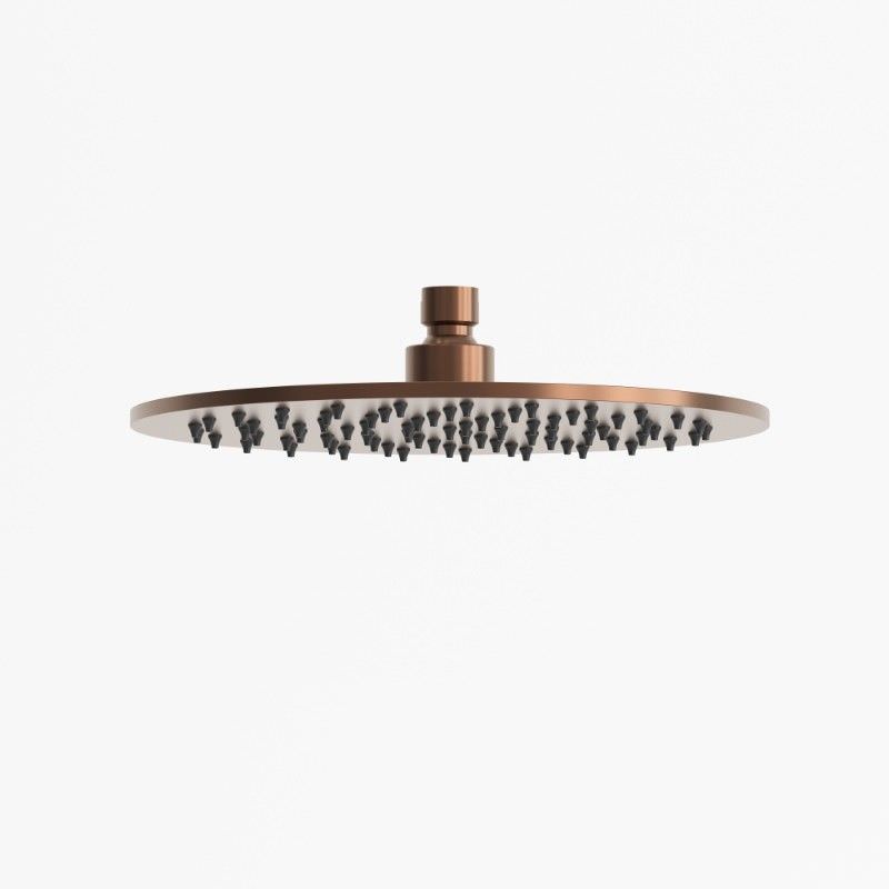 Sined Levante soffione 25 oro rosa tondo inox 316L