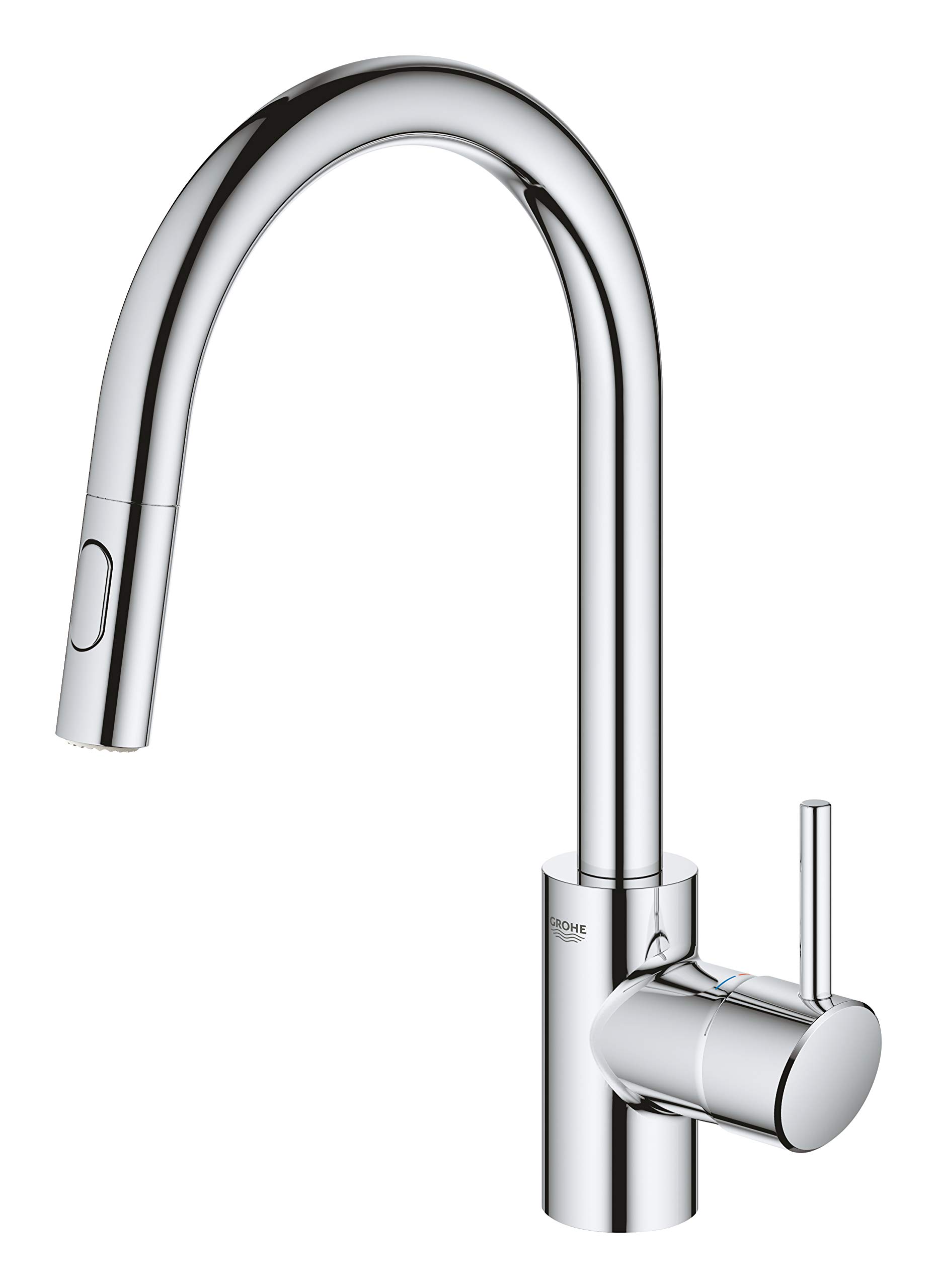Grohe Eurocube 31483DC2 miscelatore cucina acciaio doccetta