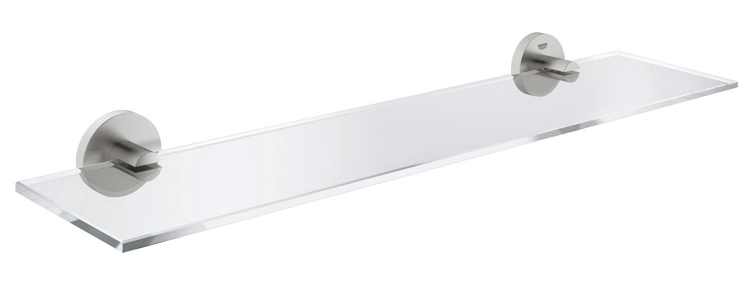 Grohe Start 41202000 mensola vetro cromo 530 mm fissaggio nascosto