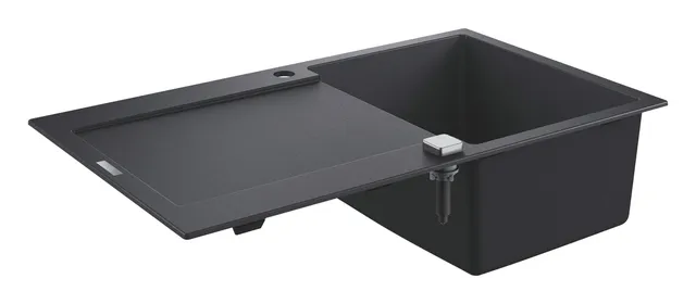 Grohe K500 50-C lavello cucina granite black 86x50 cm