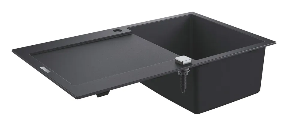 Grohe K500 50-C lavello cucina granite black 86x50 cm