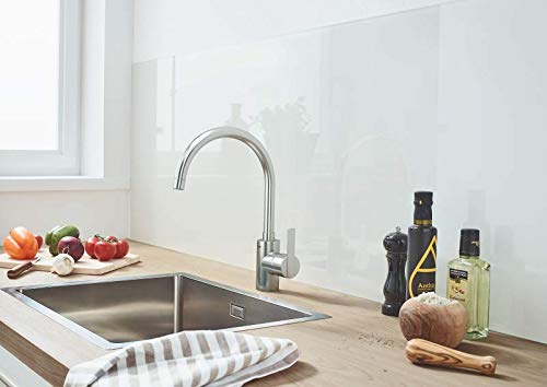 GROHE Eurocube miscelatore cucina 32670DC2 acciaio satinato