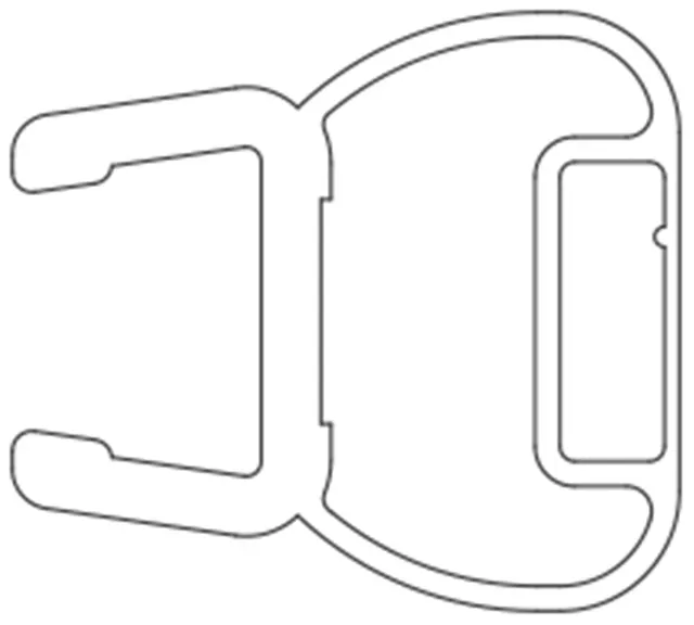 Vismaravetro Junior GA 2014 Guarnizione magnetica 180° box doccia