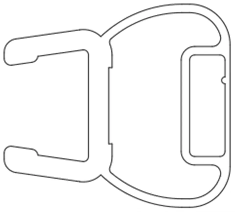 Vismaravetro Junior GA 2014 Guarnizione magnetica 180° box doccia