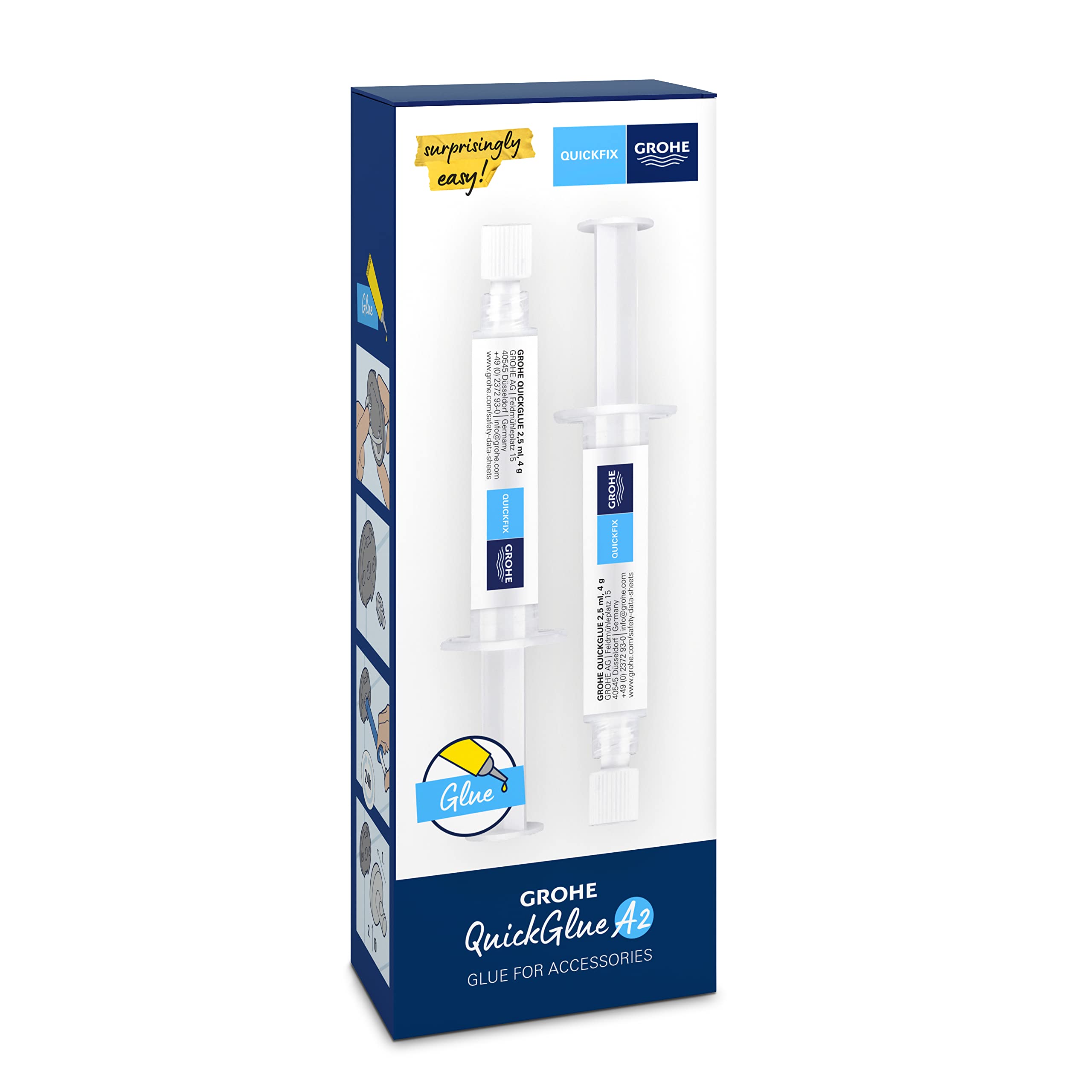 GROHE QuickGlue A1 41127000 colla fissaggio 1 punto 24h