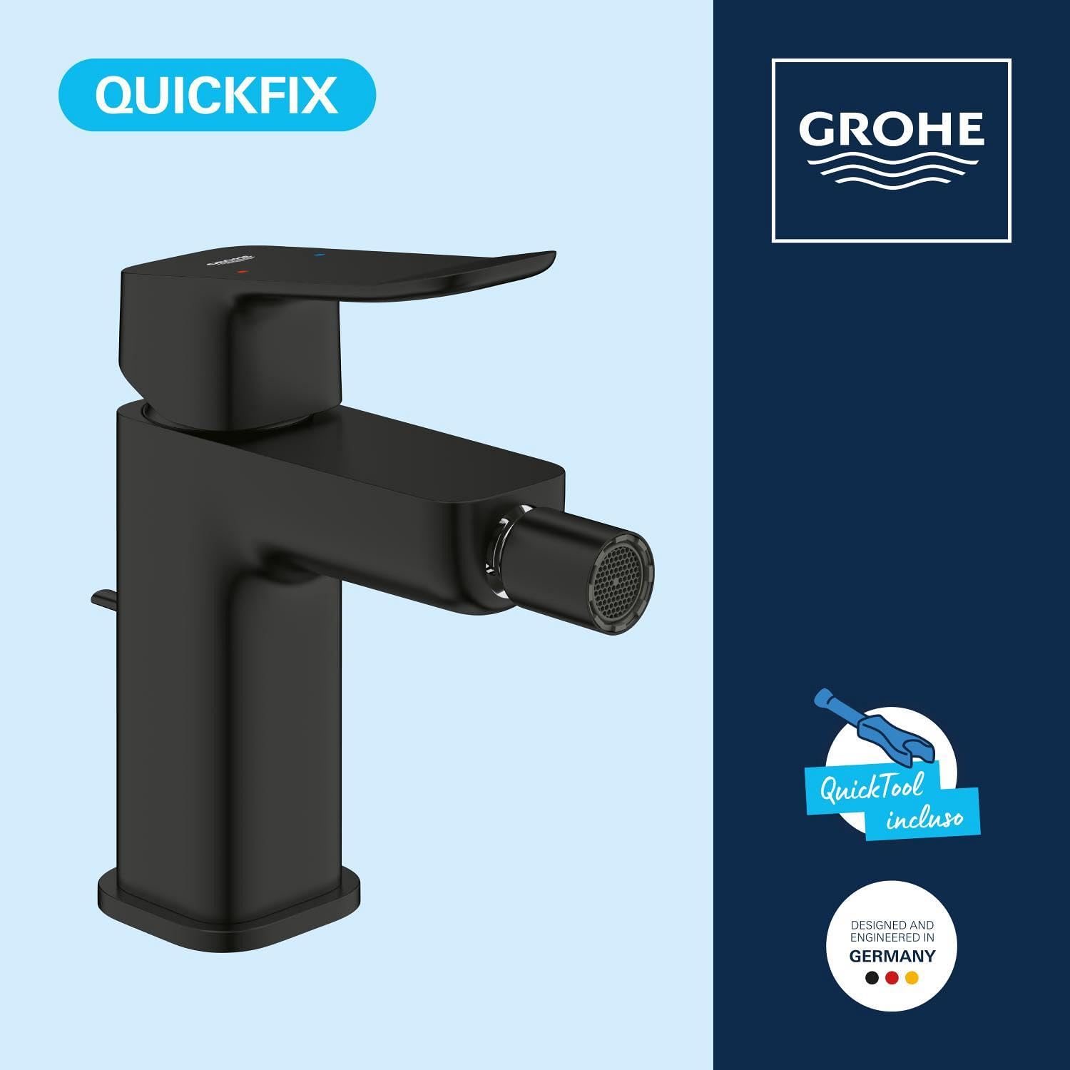 Grohe Dice 1018772430 rubinetto bidet nero opaco S