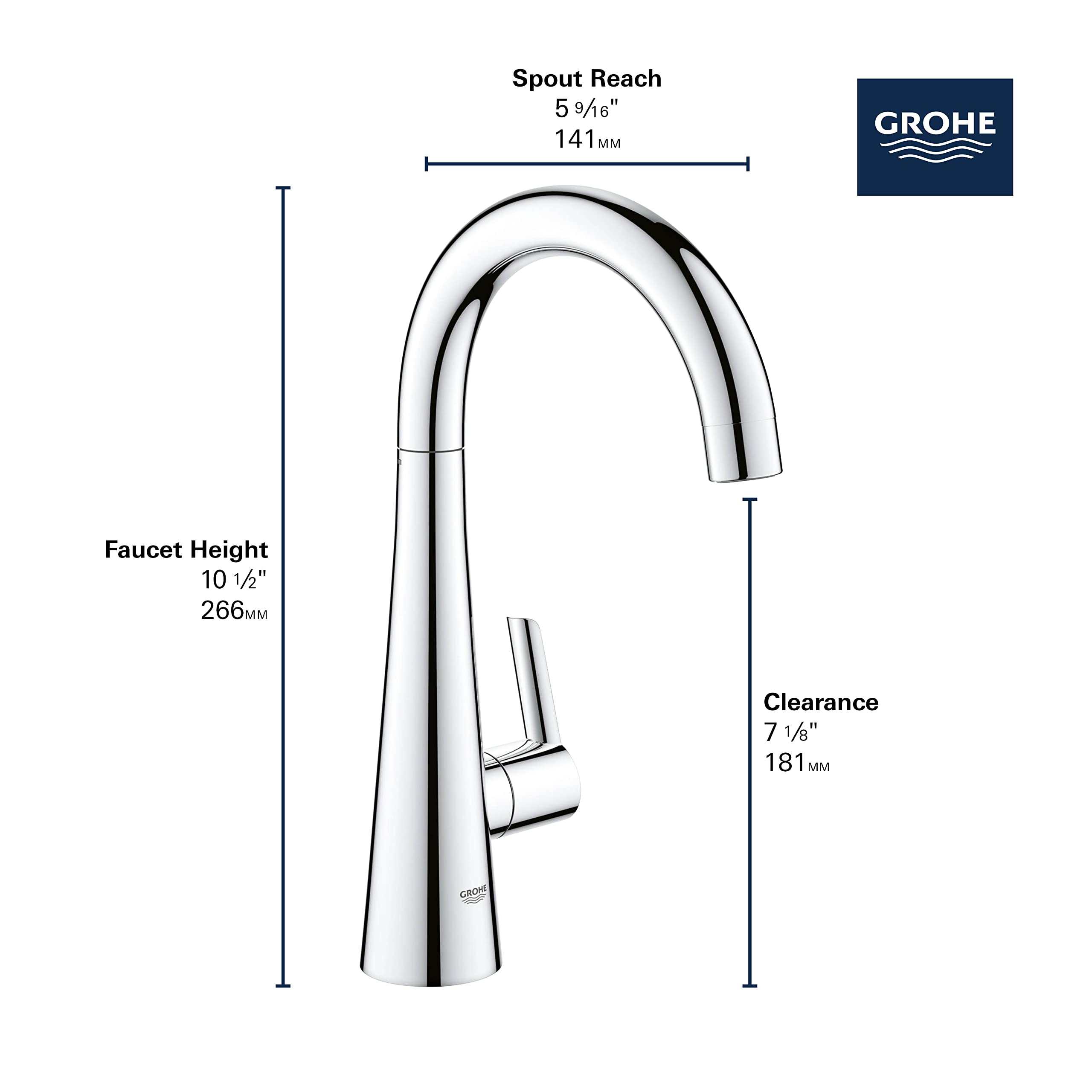 Grohe Zedra 30026002 rubinetto cucina cromo filtrante