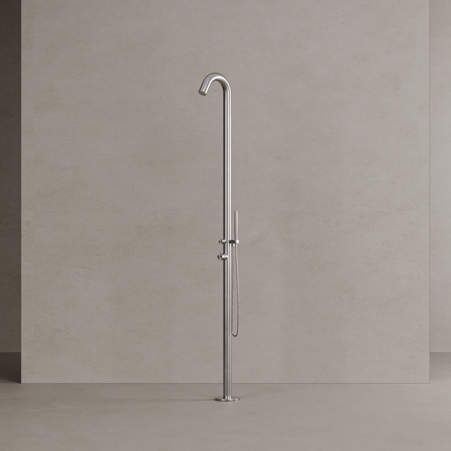 Sined Alghero Doccia Esterna Inox con Doccetta