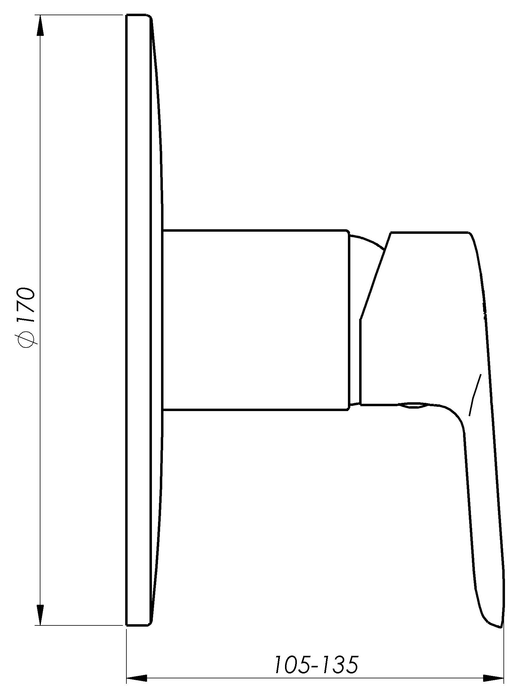 Schmiedl Vido GS39534U1 miscelatore incasso vasca monoleva