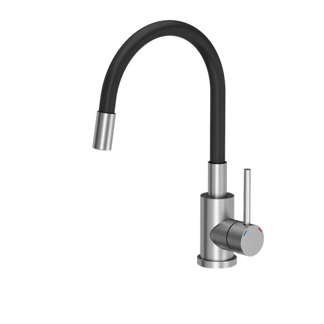 Tubico Kitchen River miscelatore cucina canna nera