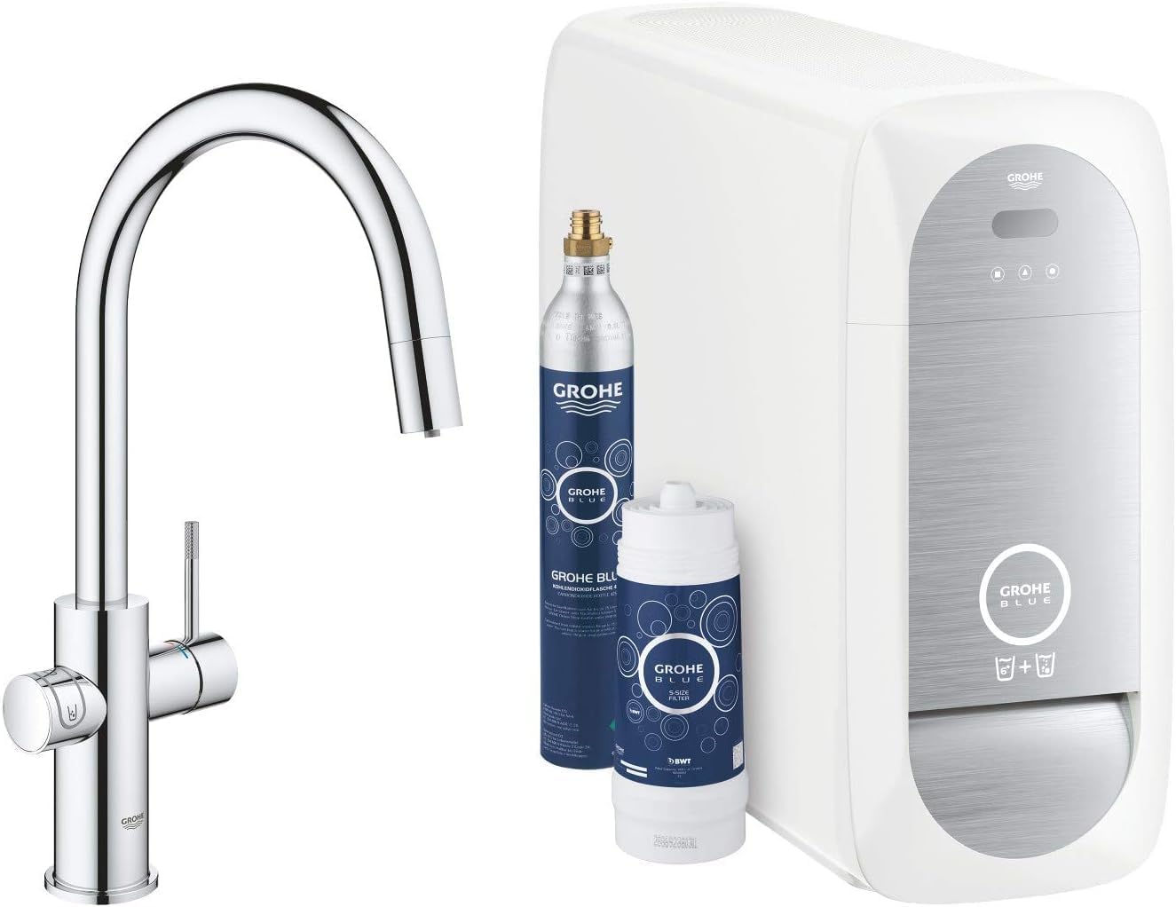 GROHE Blue Home 31539000 Rubinetto Cucina Bocca L Cromo Filtrata