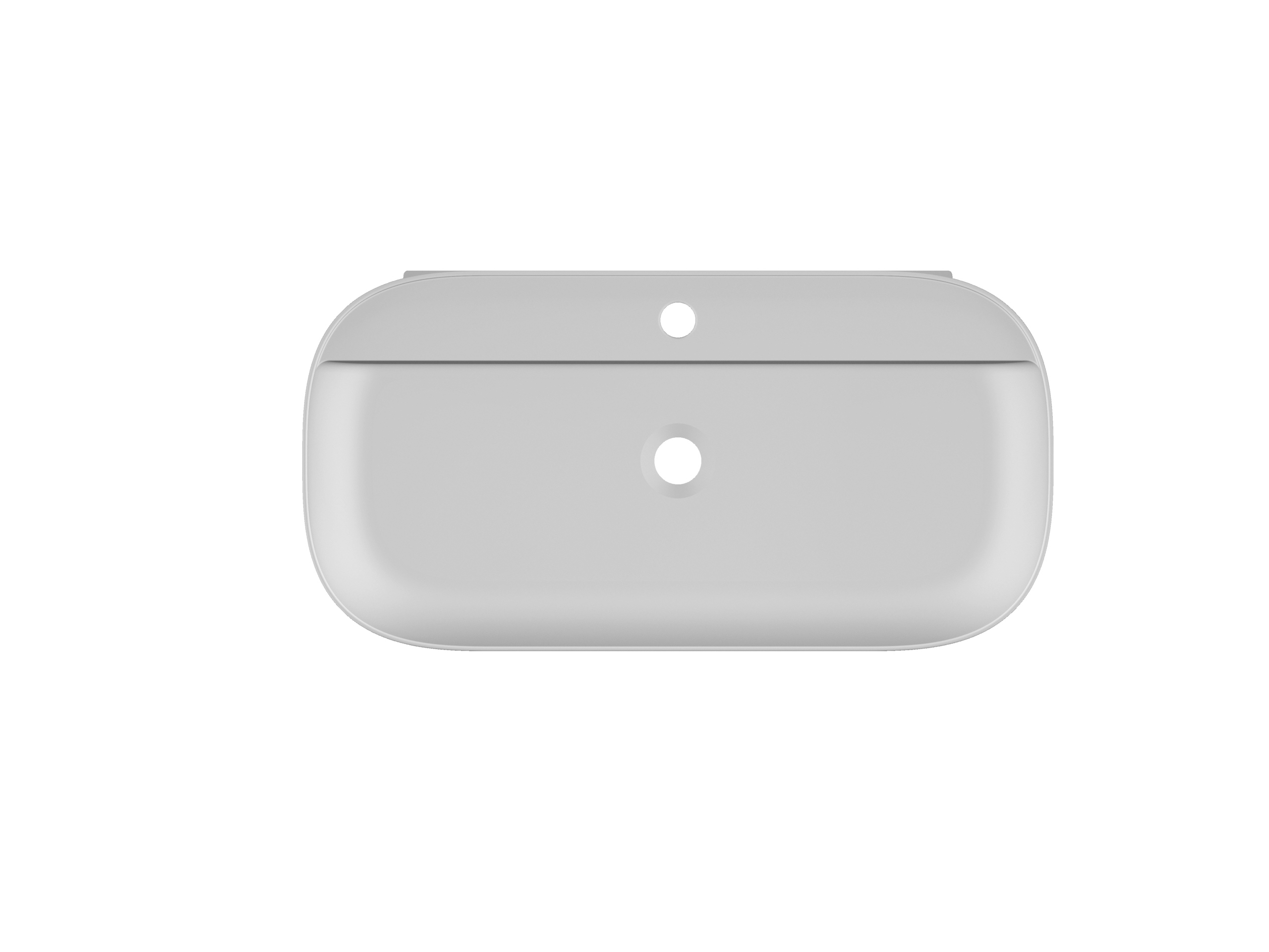 Scarabeo Glam 76/R Lavabo da Appoggio Bianco 76 cm