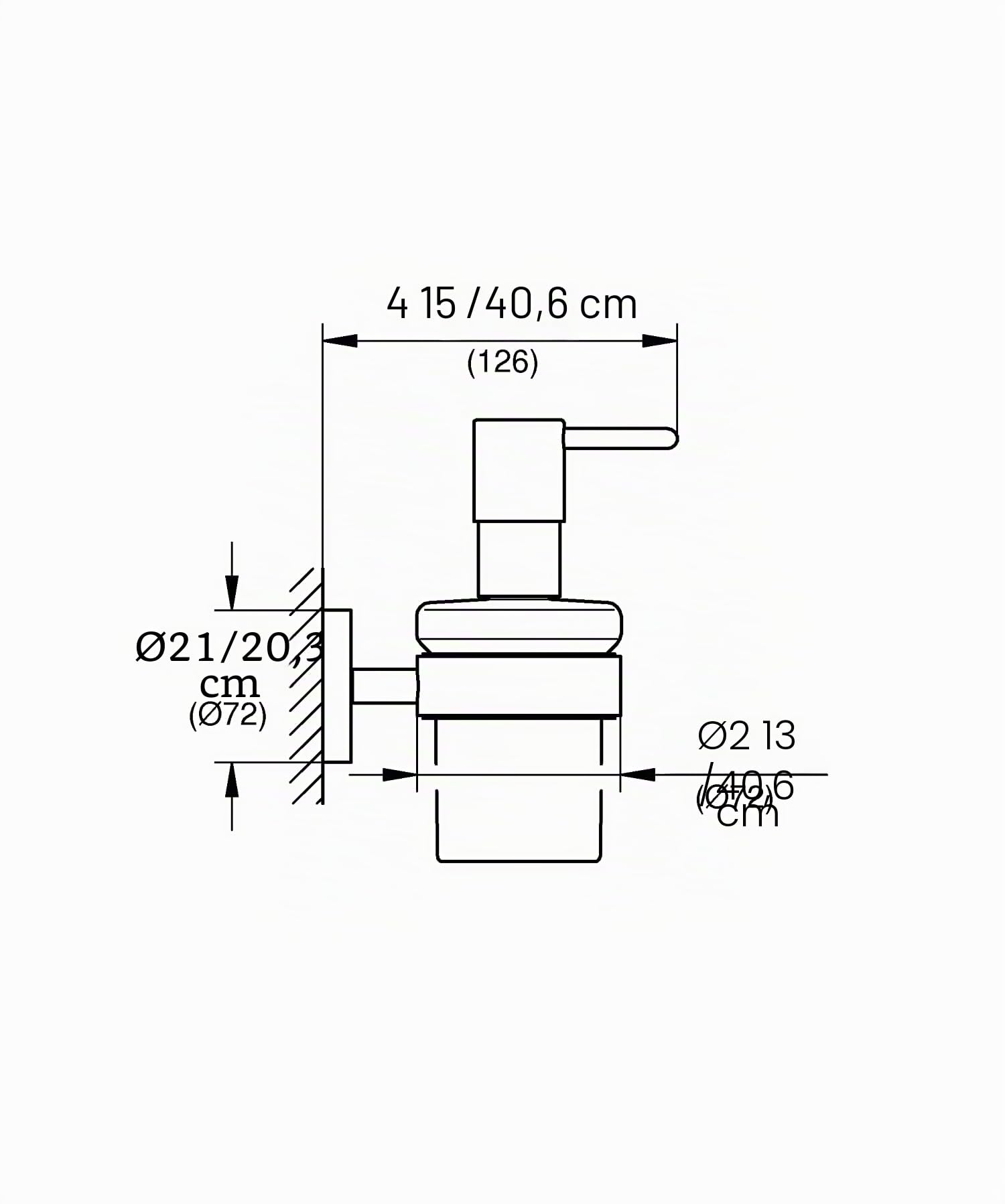 GROHE Start QuickFix 41195000 dispenser sapone cromo 160 ml vetro