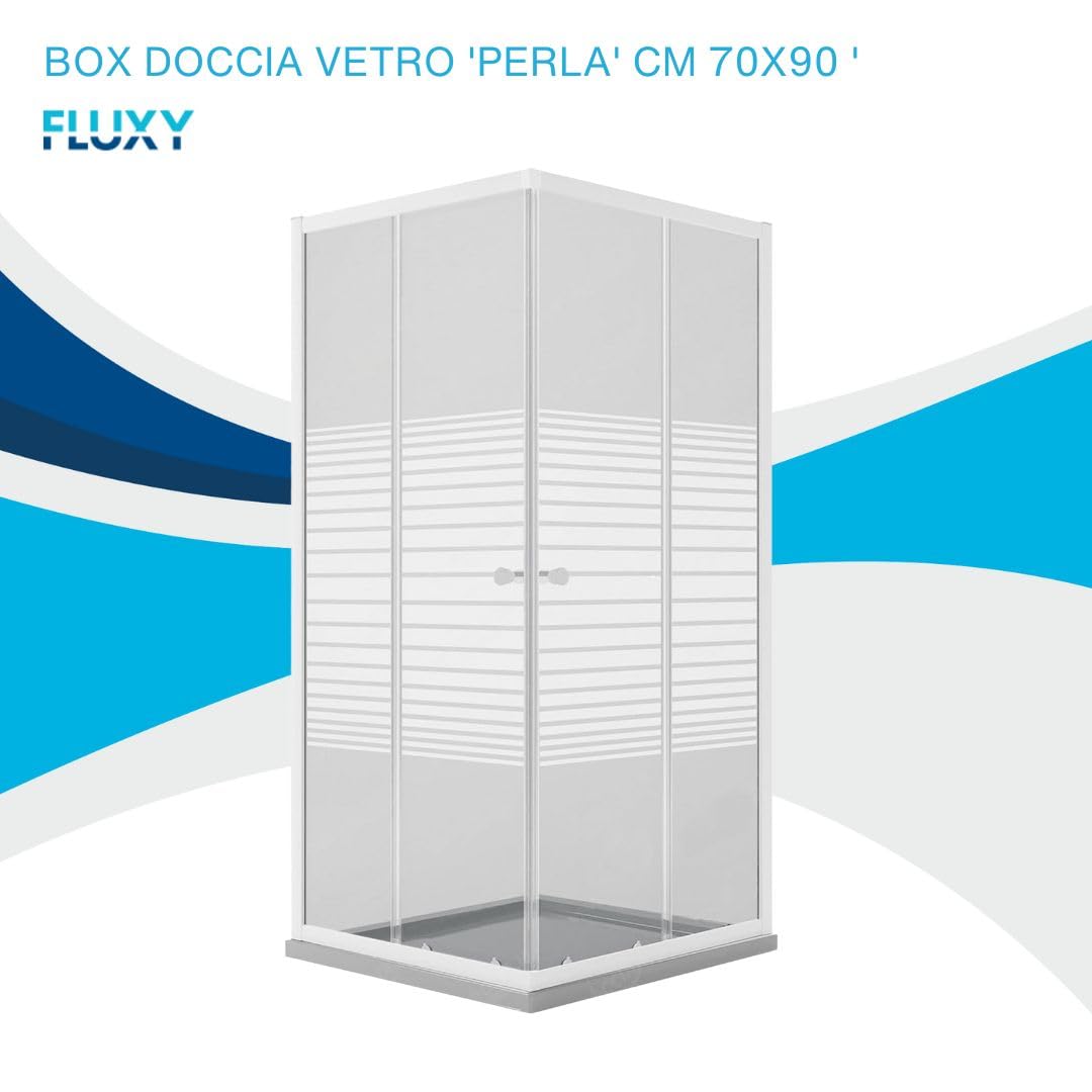 Fluxy Perla box doccia 70x90 ante scorrevoli serigrafato