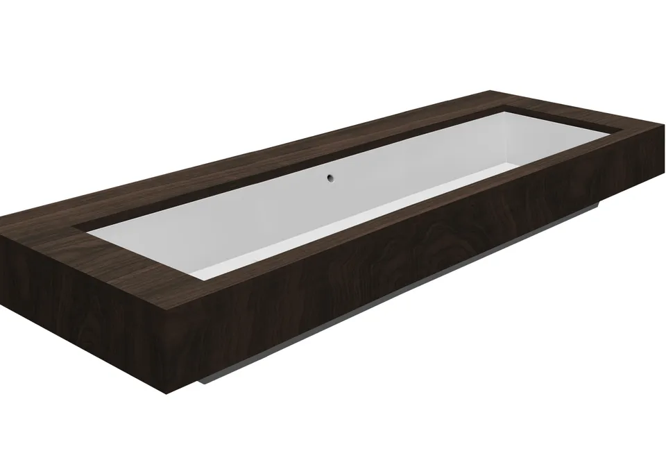 Scarabeo Teorema 2.0 120x36S lavabo sospeso bianco