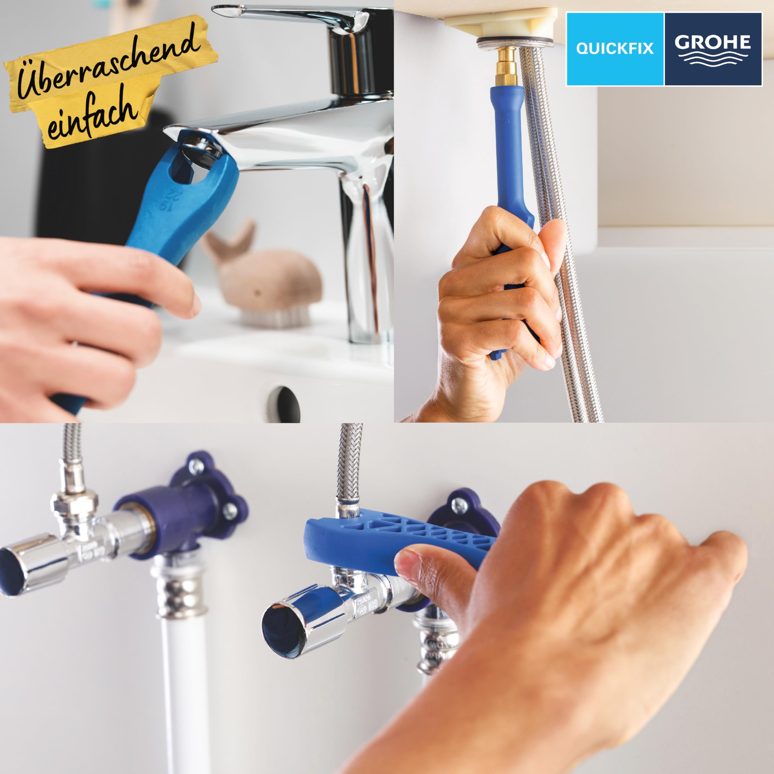 Grohe Start Edge 23898001 miscelatore lavabo S cromo piletta