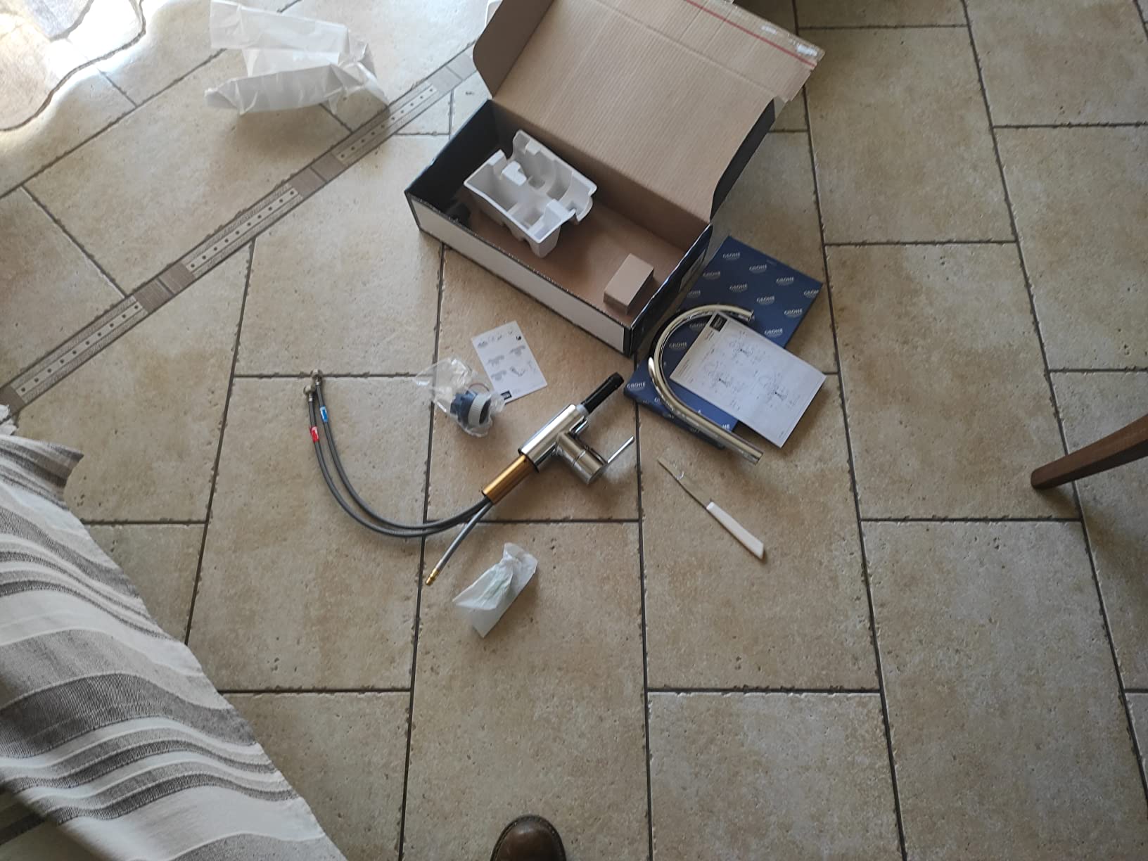 Grohe Eurocube 32671002 Rubinetto Cucina Cromo Girevole