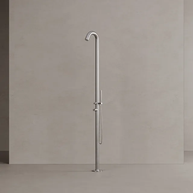 Sined Alghero Doccia Esterna Inox con Doccetta