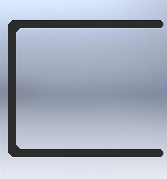 Vismaravetro LV profilo compensatore bianco RAL