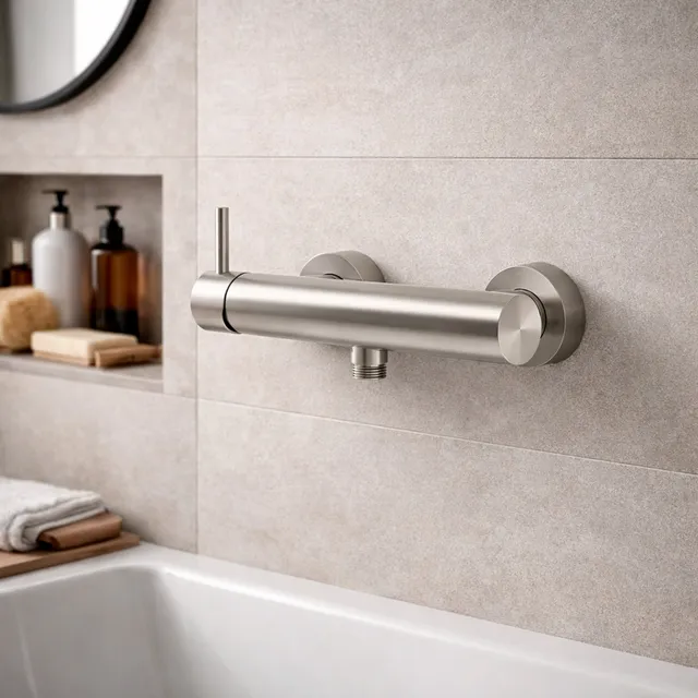 Sined Levante miscelatore doccia a muro inox satinato