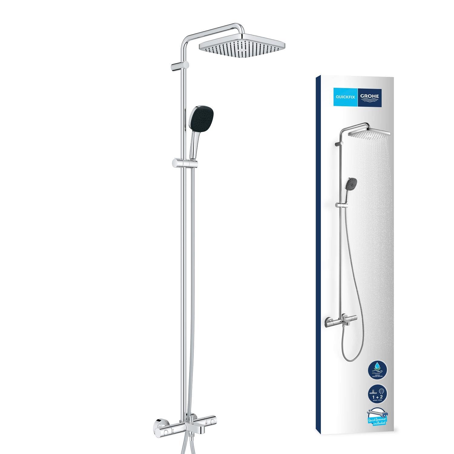 Grohe Vitalio Comfort 250 26696001 colonna doccia 114 cm