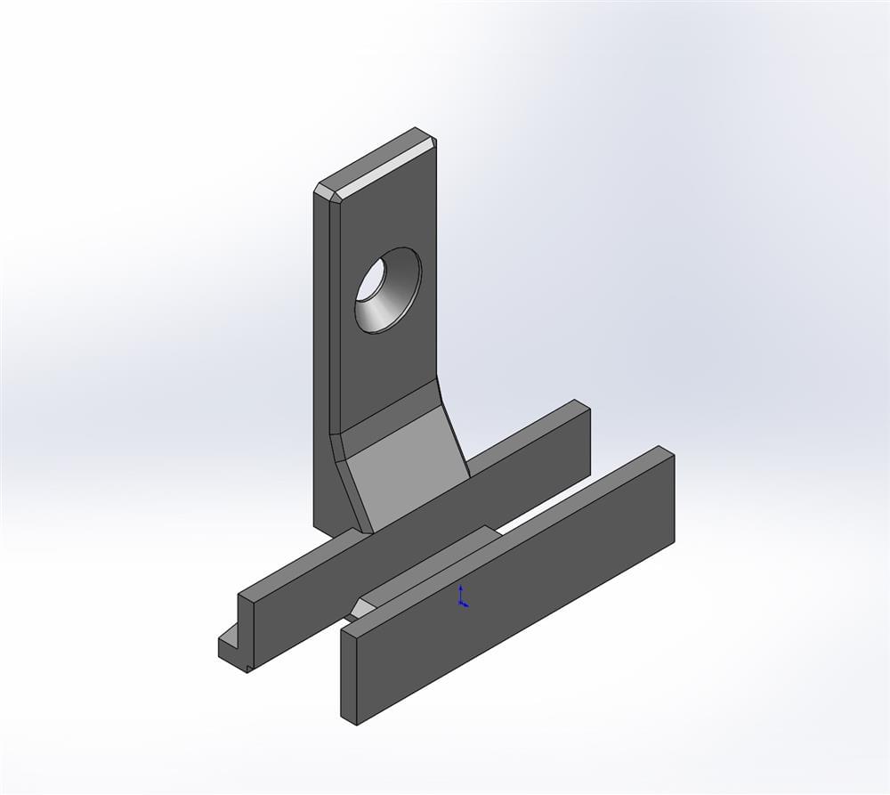 Vismaravetro Serie 8000 Guida Anta VR Argento Satinato