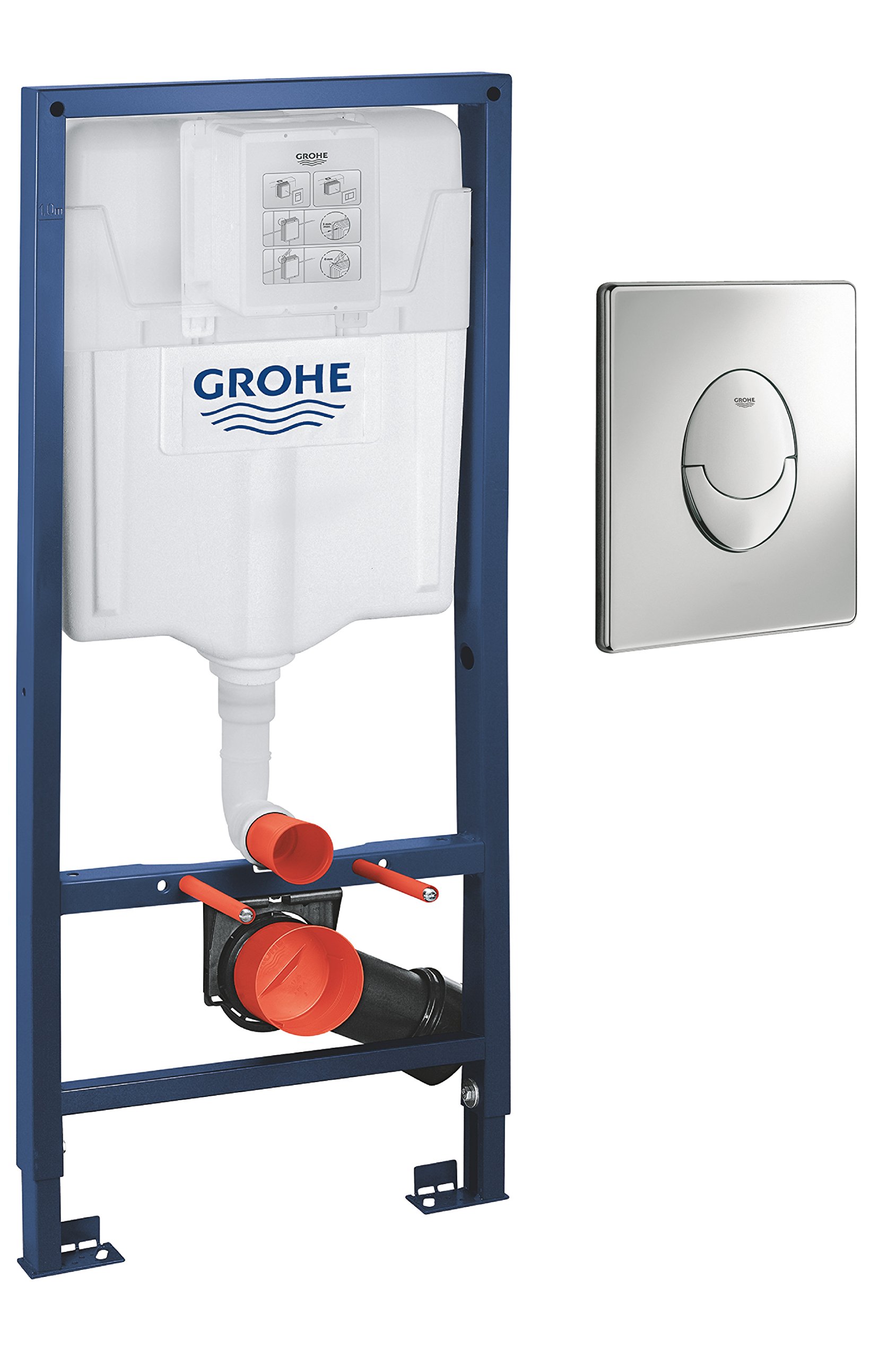 Grohe Rapid SL 38722001 cassetta incasso set 3 in 1 bianco