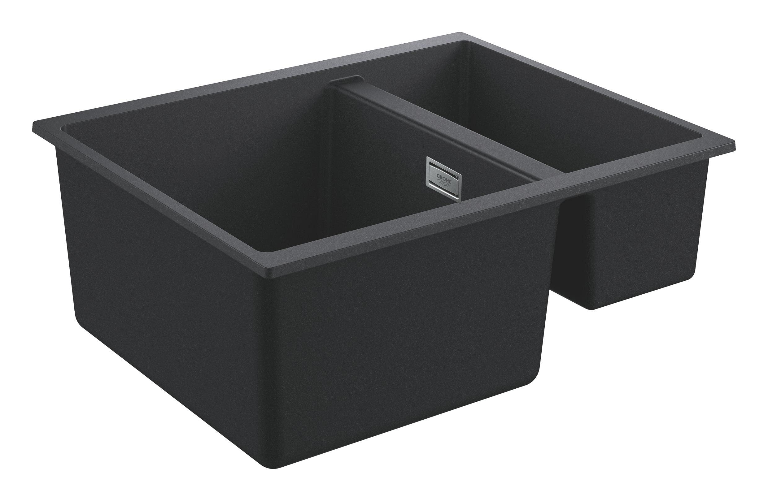 Grohe K500 50-C lavello cucina granite black 86x50 cm