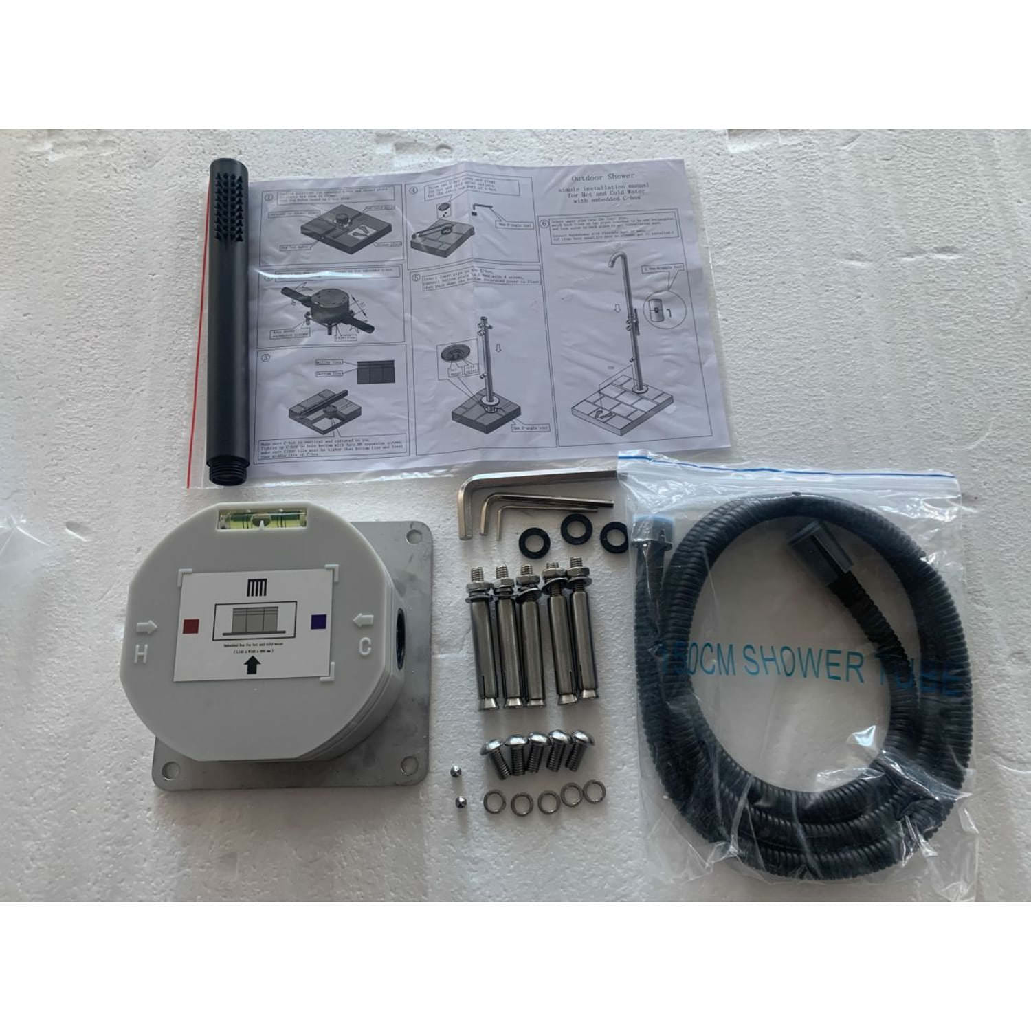 Sined C-Box Cbox fissaggio rapido doccia esterno