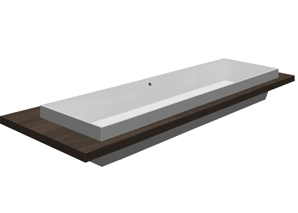 Scarabeo Teorema 2.0 120x36 lavabo sospeso bianco