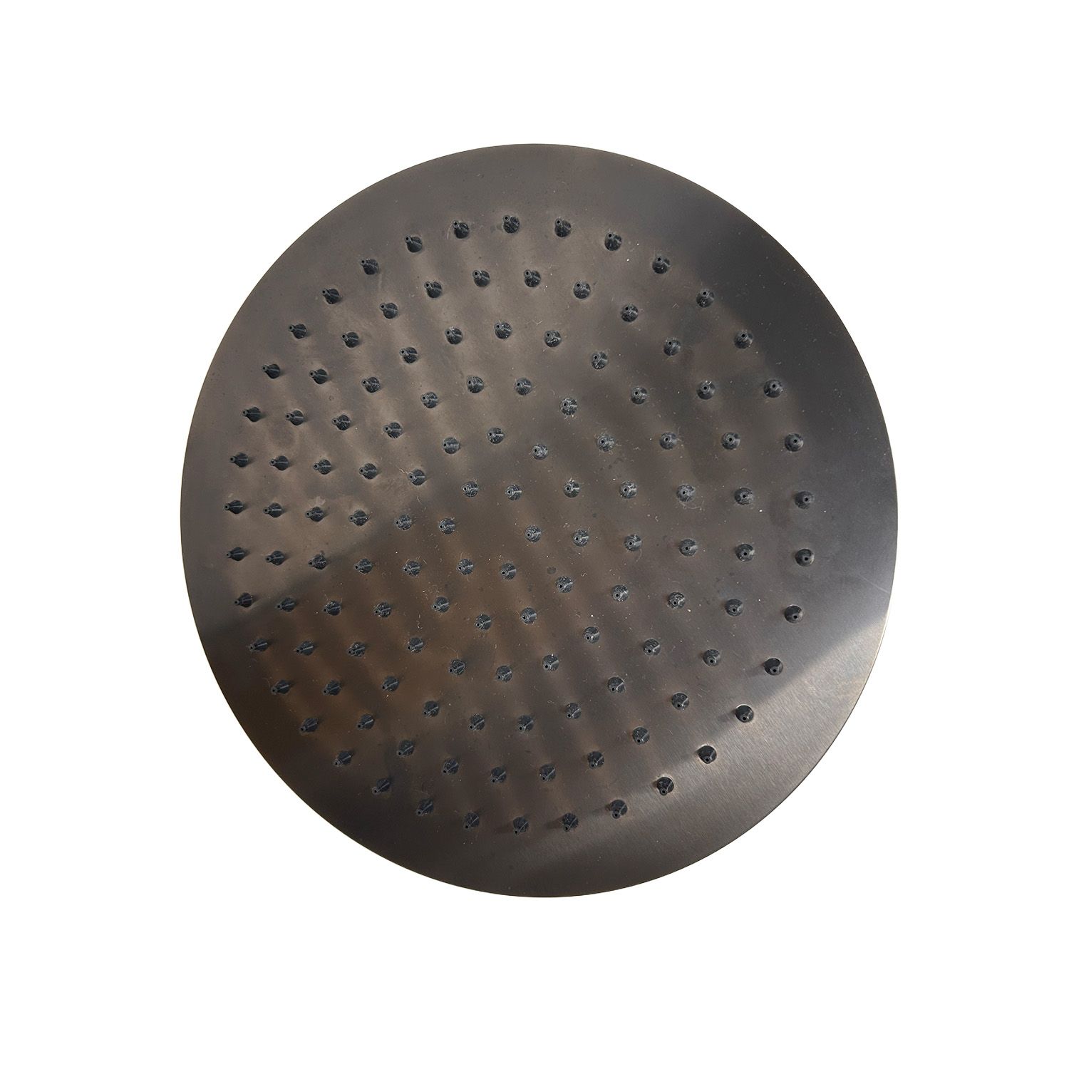 Sined Levante 25 soffione doccia nero 25 cm inox