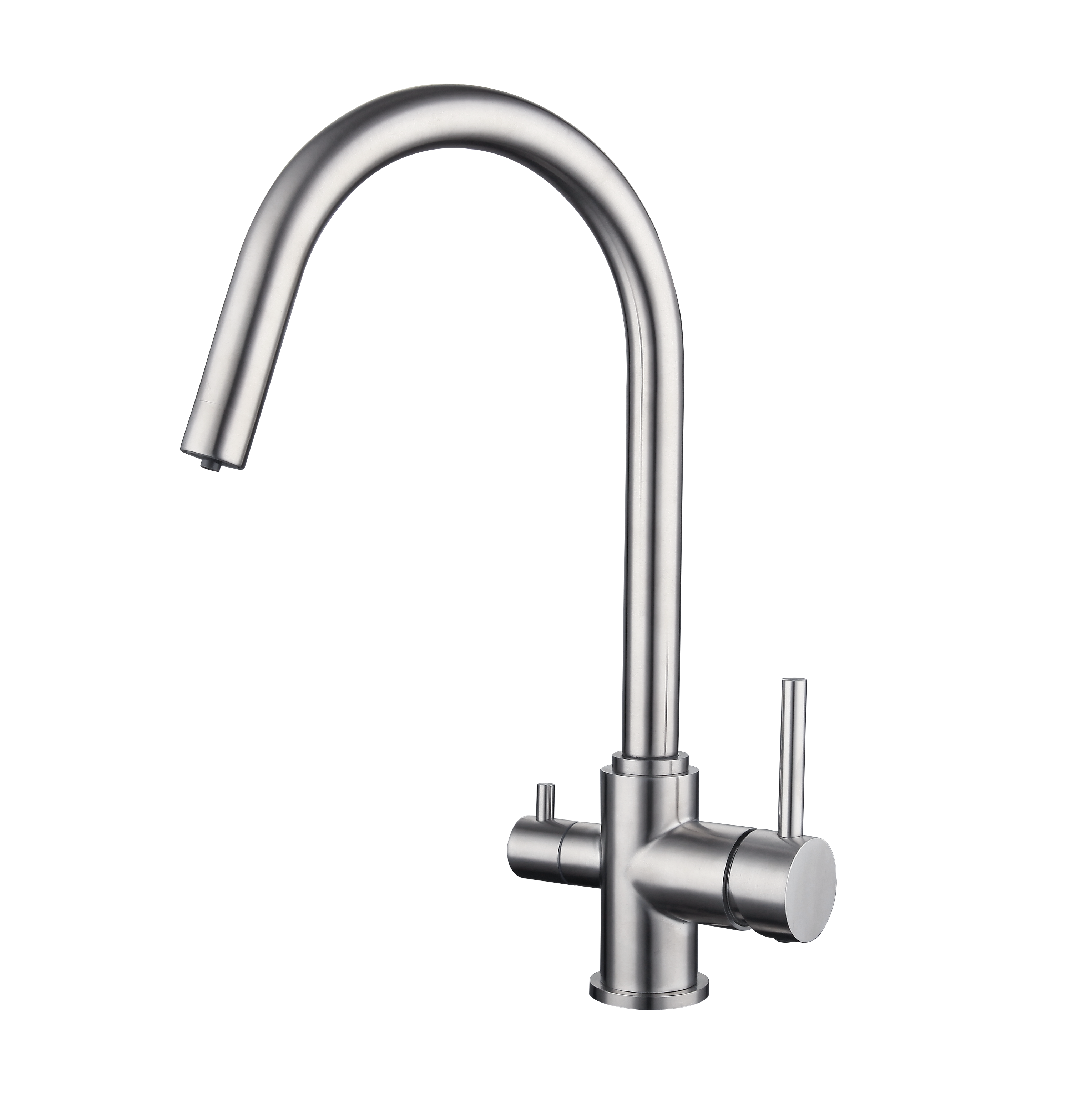 Tubico Kitchen River Miscelatore Cucina 3 Vie Canna Tonda Inox