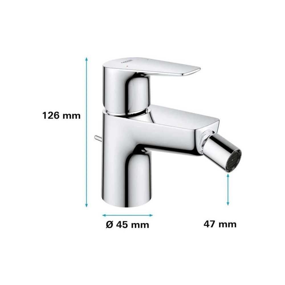 Grohe Start Edge 23345001 miscelatore bidet cromo con scarico
