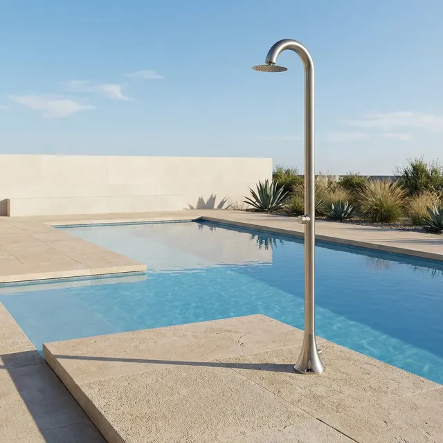Sined Luna TMP doccia temporizzata inox acqua fredda