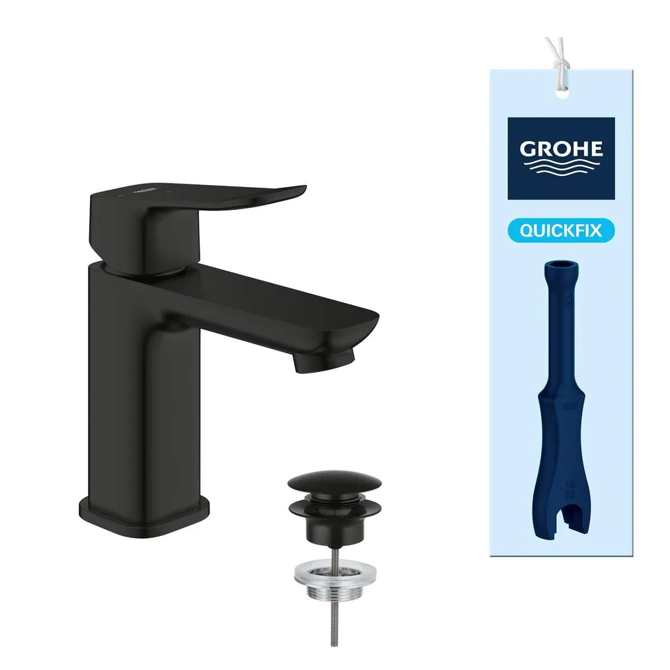 GROHE Dice 1018612430 Rubinetto Lavabo Nero Opaco Risparmio Idrico
