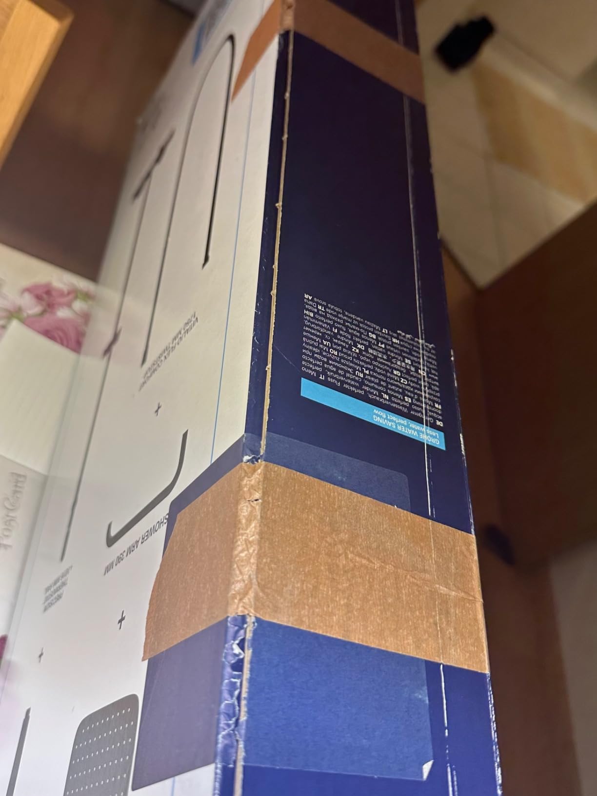 GROHE Vitalio Comfort 266962431 colonna doccia nero squadrato