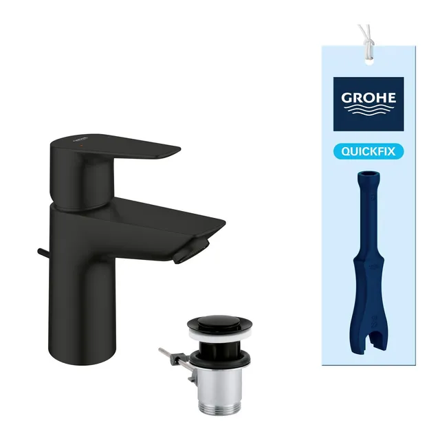 GROHE Start Edge 233422431 miscelatore lavabo nero opaco taglia S
