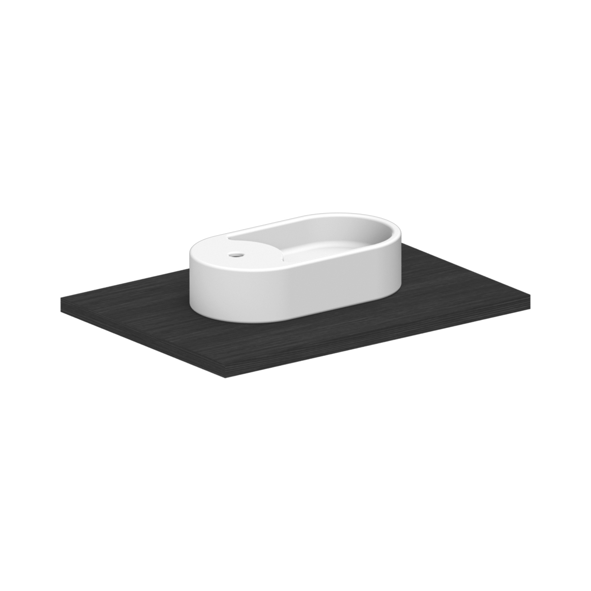 Scarabeo Seventy 56 lavabo da appoggio ovale 55x30