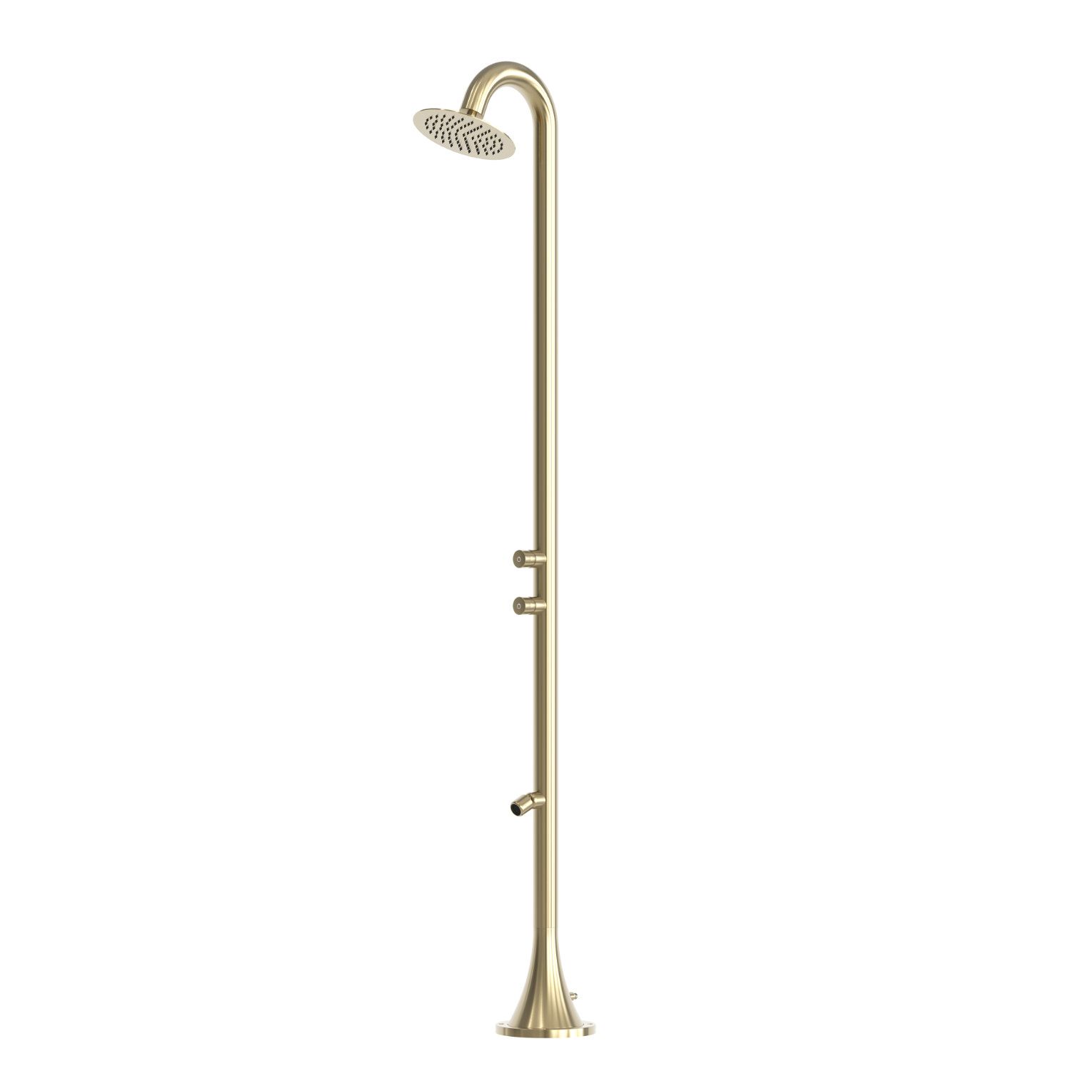 Sined Doccia Inox Luna Doppio TMP Oro doccia giardino
