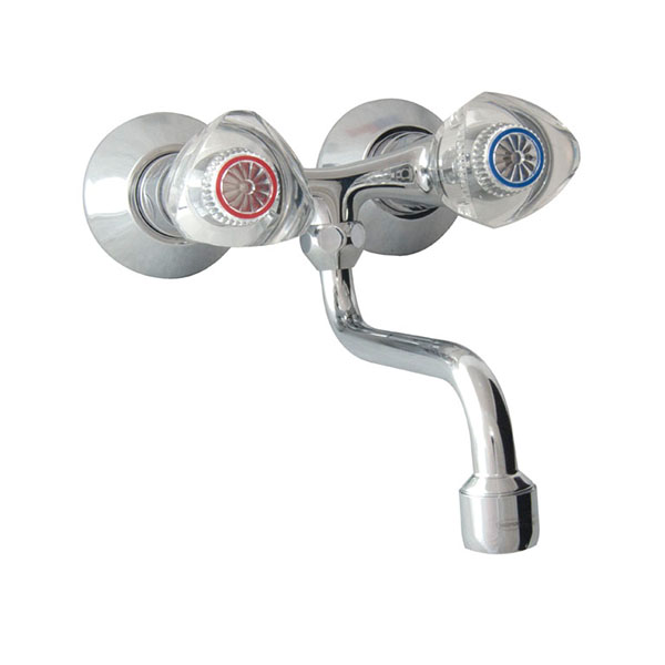 Schmiedl GS1423P rubinetto a muro due manopole interasse 100