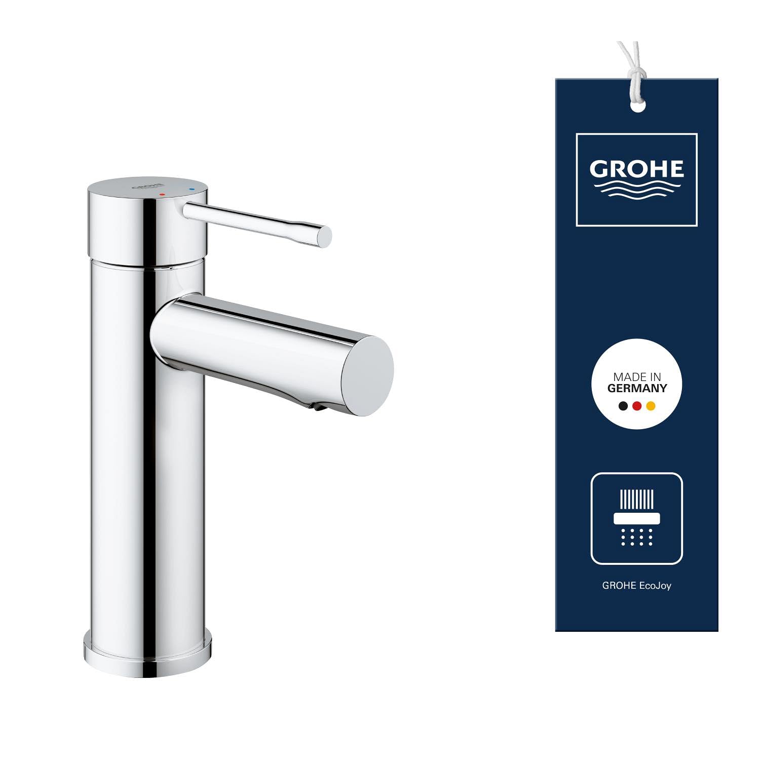 Grohe Essence 23379001 Rubinetto Lavabo SilkMove ES Cromo