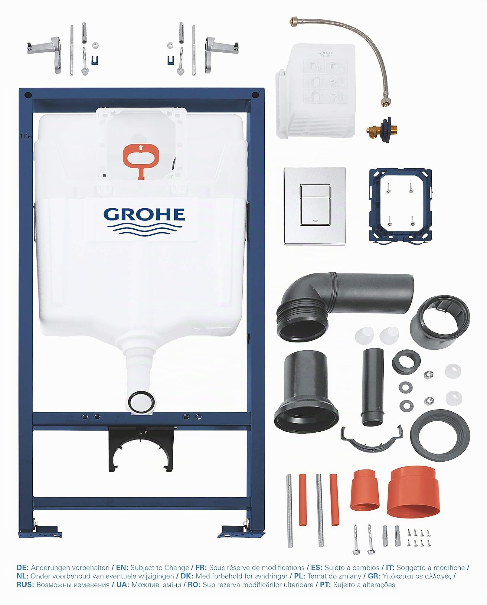 GROHE Rapid SL 38772001 Modulo WC Sospeso con Cassetta