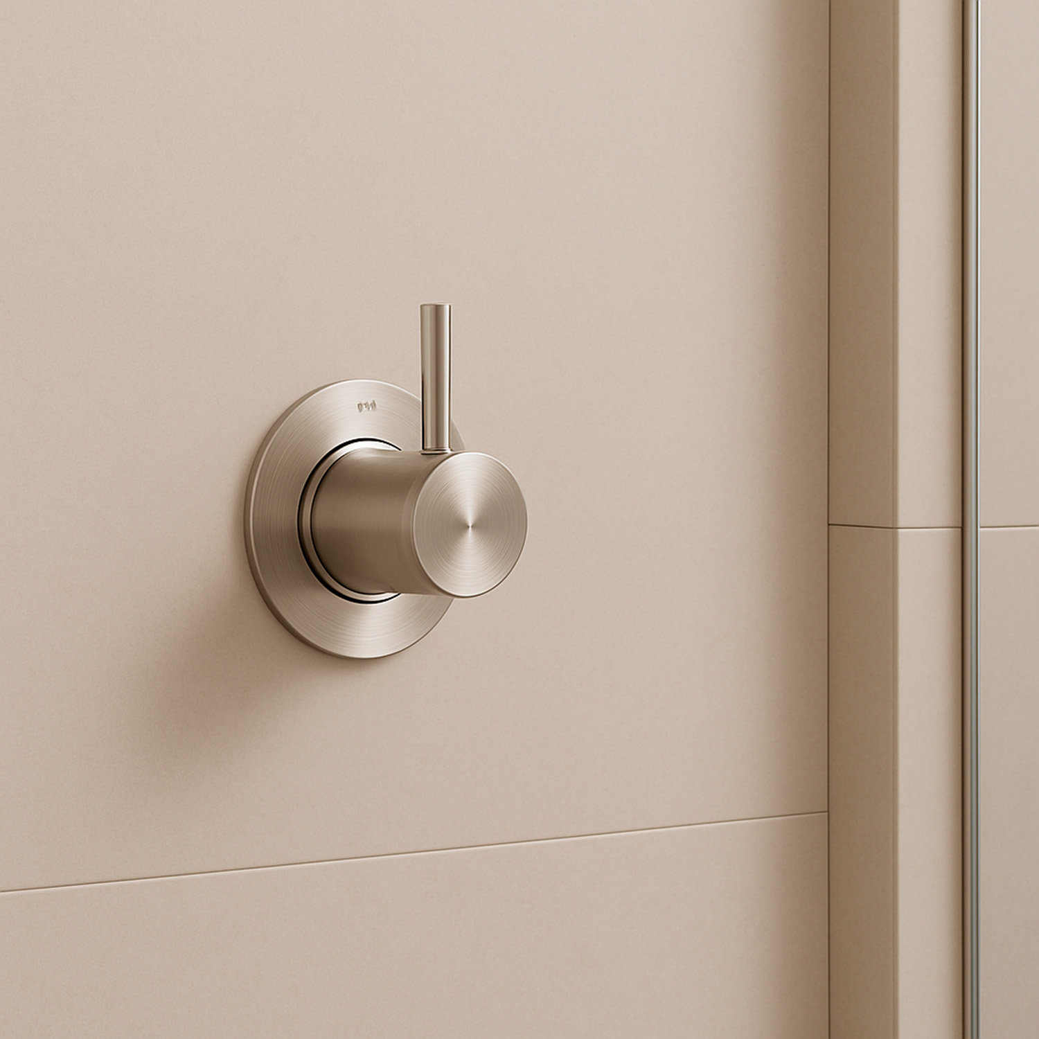 Sined Levante deviatore a muro inox satinato 316L